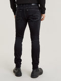 G-star Jeans Skinny Revend Uomo 51010-A634D Medium Aged Faded - Nero