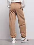 Gaelle Pantalone Jogger Con Logo Donna GAABW01202 Cammello - Beige