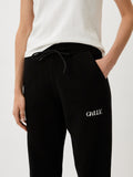 Gaelle Pantalone Jogger Con Logo Donna GAABW01202 - Nero