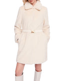 Gaudì Cappotto Eco Pelliccia Donna 421FD39002 - Bianco