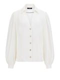 Guess Blusa Cora Donna 4BGH027142A Pale Pearl - Bianco