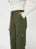 Guess Pantalone Cargo Alice Donna 4YGB167124A Olive Morning - Verde