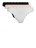 Guess Slip Basic Thong Donna O4GG13K6YW1 Pink Bianco Nero Com - Multicolore