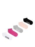 Guess Calzini 5Pack Cotton Donna O4YG07KBZU0 Blush Grey Nero Pin - Multicolore