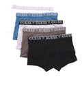 Guess Boxer Njfmb Trunk 5 Uomo U4YG16K6YW1 Nero Bianco Grey Blu - Multicolore