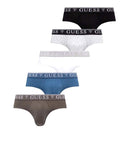 Guess Slip Njfmb 5 Pack Uomo U4YG20K6YW1 Nero Bianco Grey Blu - Multicolore