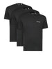 guess t shirt 3pack uomo u4yg52kcam1 nero 9691054