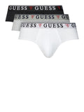 Guess Slip Brian Hero 3Pack Uomo U97G00KCD31 Nero Bianco Combo - Multicolore