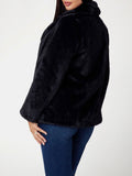 Guess Pelliccia Filomena Faux Fur Donna W4BL04WGHO0 - Nero