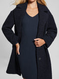 Guess Cappotto Berenice Lurex Donna W4BL10WGHS0 - Blu