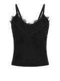 Guess Top Mena Lace Trim Donna W4BR71Z3J12 - Nero