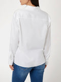 Guess Camicia Classica Camicia Erica Oversized Donna W4RH92WAF10 - Bianco