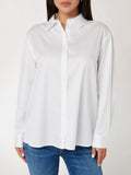 Guess Camicia Classica Camicia Erica Oversized Donna W4RH92WAF10 - Bianco