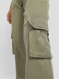 Guess Pantalone Cargo Katrin Donna W4YB51WDP85 Light Moss - Verde