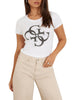 guess t shirt 4g logo donna w4yi37j1314 bianco 5512603