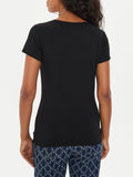 Guess T-shirt 4G Logo Donna W4YI37J1314 - Nero