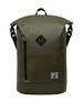 herschel zaino roll top unisex 11194 04281 os ivy green verde 8179625