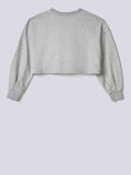 Hinnominate Felpa Crop Over Donna HMABW01903 - Grigio