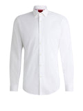 Hugo Boss Camicia Kenno Uomo 50289499 Open White - Bianco