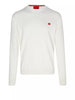 hugo boss pullover san cassius uomo 50475083 bianco 8422689