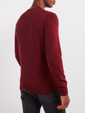 Hugo Boss Pullover San Cassius Uomo 50475083 Dark Pink - Bordeaux