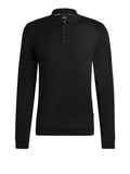 Hugo Boss Pullover Collo Polo Lancione Uomo 50476355 Black - Nero