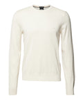 Hugo Boss Pullover Botto Uomo 50476364 Open White - Bianco