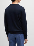 Hugo Boss Pullover Botto Uomo 50476364 - Blu