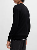 Hugo Boss Pullover San Cedric Uomo 50476832 Black - Nero