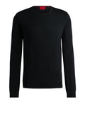 Hugo Boss Pullover San Cedric Uomo 50476832 Black - Nero