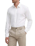 Hugo Boss Camicia Classica Hank Uomo 50503356 White - Bianco