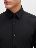 Hugo Boss Camicia Classica Hank Uomo 50503554 Black - Nero