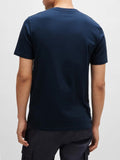 Hugo Boss T-shirt Uomo 50508584 Open Blue - Celeste