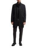 Hugo Boss Cappotto Uomo 50525772 Black - Nero