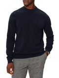 Hugo Boss Pullover Ebacio Uomo 50526844 - Blu