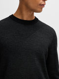 Hugo Boss Pullover Eclaus Uomo 50526845 Black - Nero