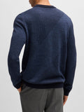 Hugo Boss Pullover Eclaus Uomo 50526845 - Blu