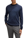 Hugo Boss Pullover Eclaus Uomo 50526845 - Blu