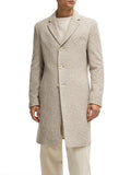 Hugo Boss Cappotto Uomo 50528132 Open White - Bianco