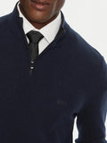 Hugo Boss Pullover Emarlo Uomo 50530314 - Blu