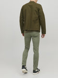 Jack e Jones Pantalone Chino Tmarco Bowie Uomo 12150148 Deep Lichen Green - Verde