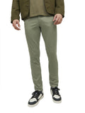 Jack e Jones Pantalone Chino Tmarco Bowie Uomo 12150148 Deep Lichen Green - Verde