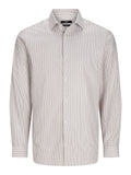 Jack e Jones Camicia Uomo 12238582 Nuthatch Slim Fit - Grigio