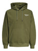 jack e jones felpa cappuccio uomo 12260010 cypress verde 600695