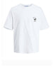 jack e jones t shirt uomo 12275200 bright white bianco 7184767