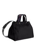 Juicy Couture Borsa Shopper Iris Velvet Donna BIJIR5522 Multicolor/black - Nero