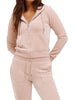 juicy couture felpa zip robertson donna vejb70001 rose dust rosa 434389