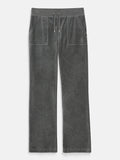 Juicy Couture Pantalone Tuta Del Ray Pocket Donna VEJB70002 Charcoal Marl - Grigio