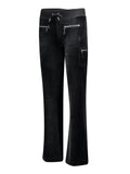 Juicy Couture Pantalone Jogger Layla Moto Donna VIJB70406 Black - Nero