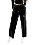 Juicy Couture Pantalone Tuta Cross Jerry Donna VIJB80426 Black - Nero